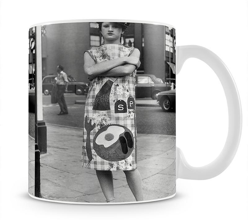 Punk Girl Mug - Canvas Art Rocks - 1