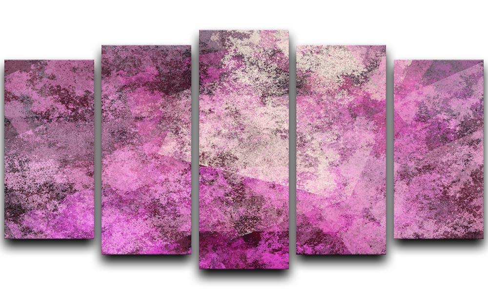 Purple Mist 5 Split Panel Canvas  - Canvas Art Rocks - 1