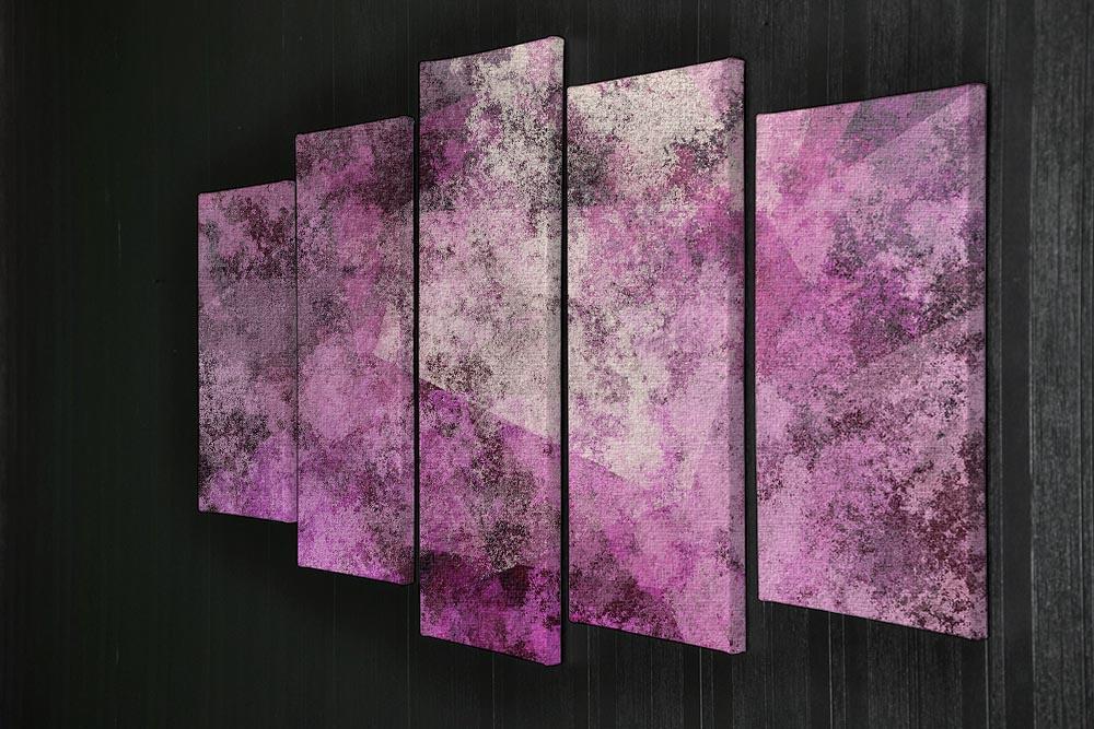 Purple Mist 5 Split Panel Canvas - Canvas Art Rocks - 2