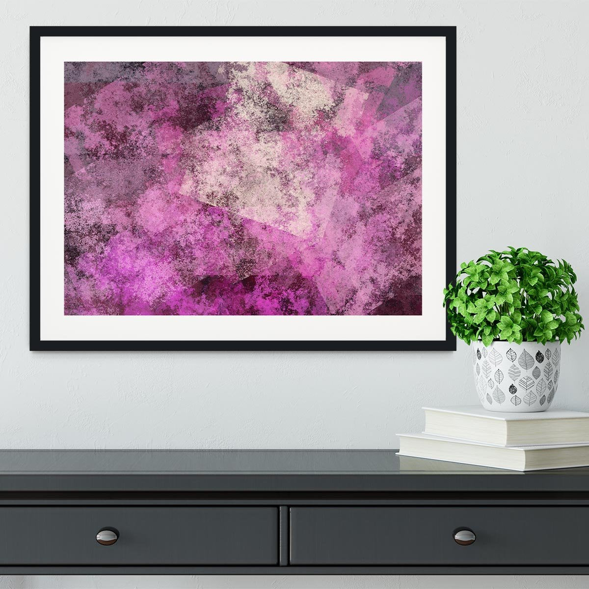 Purple Mist Framed Print - Canvas Art Rocks - 1