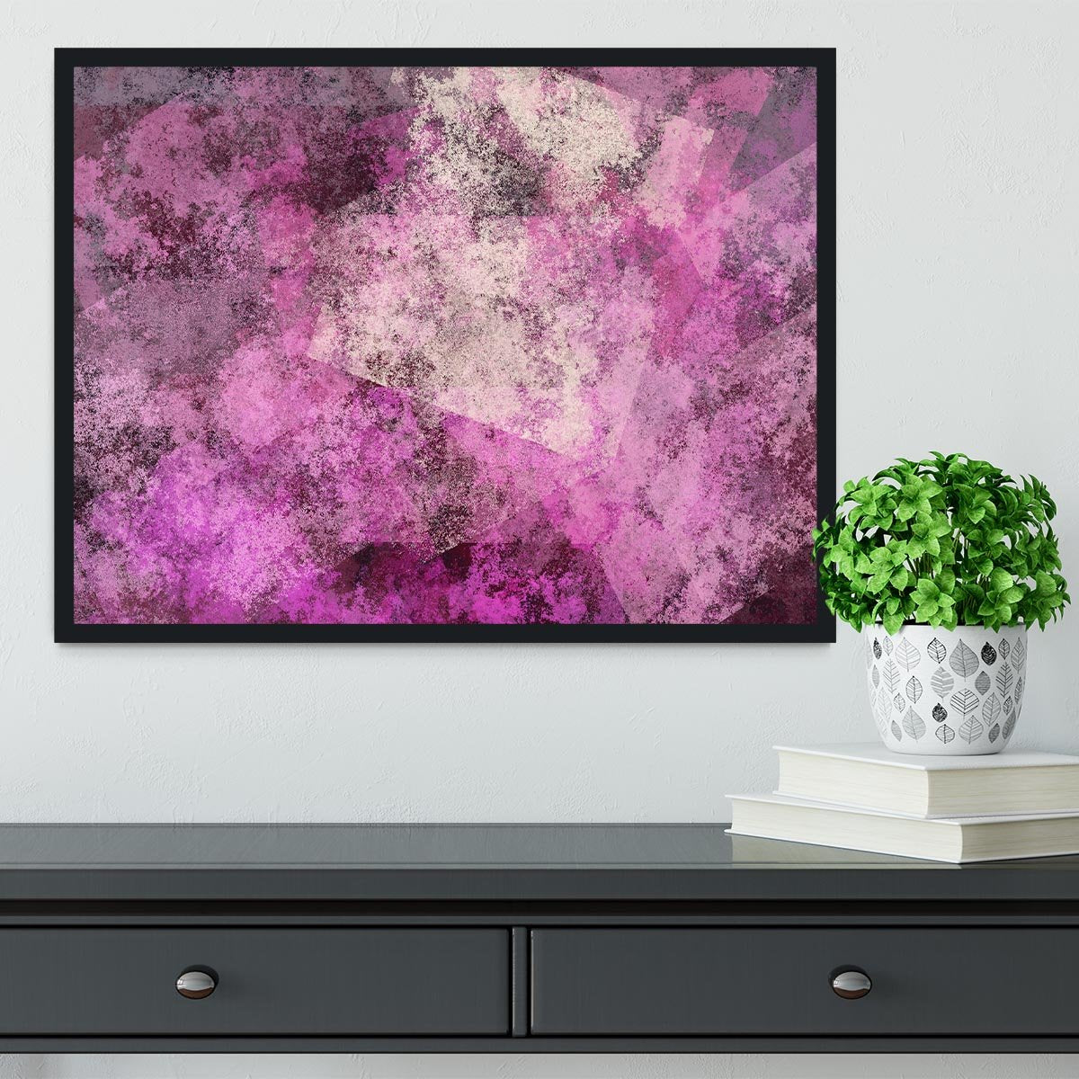 Purple Mist Framed Print - Canvas Art Rocks - 2
