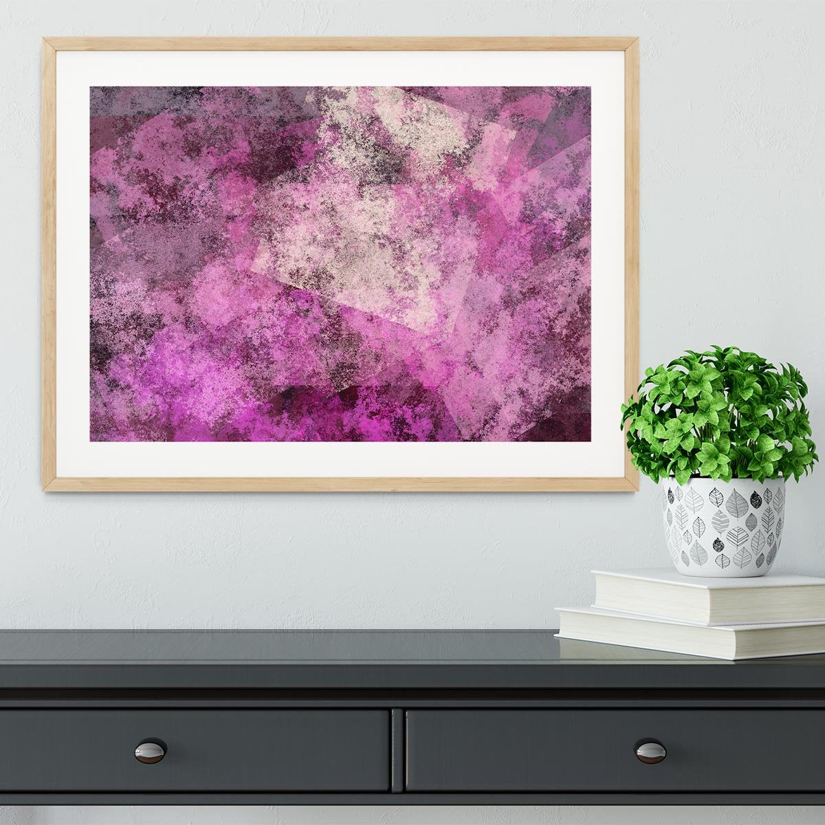 Purple Mist Framed Print - Canvas Art Rocks - 3