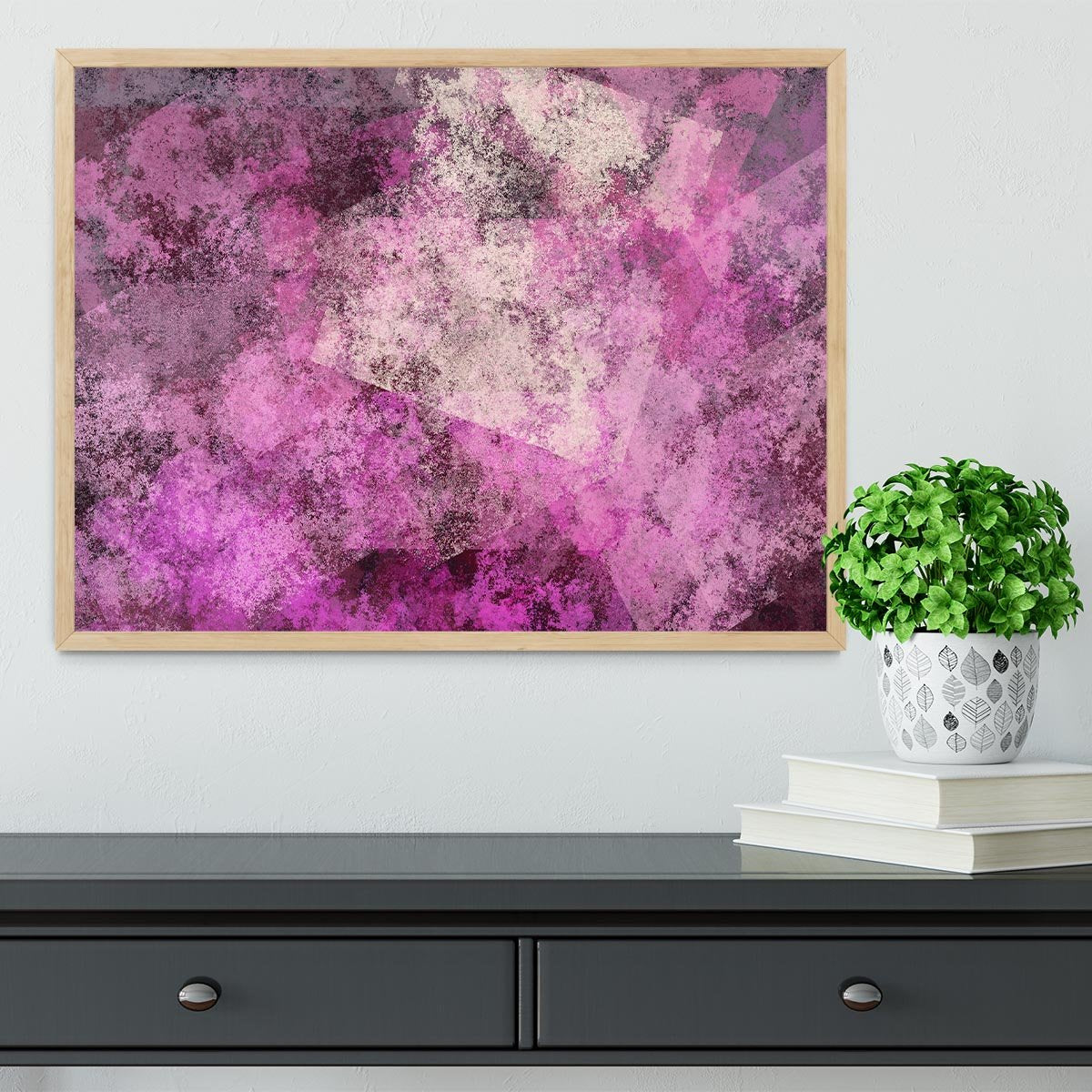Purple Mist Framed Print - Canvas Art Rocks - 4