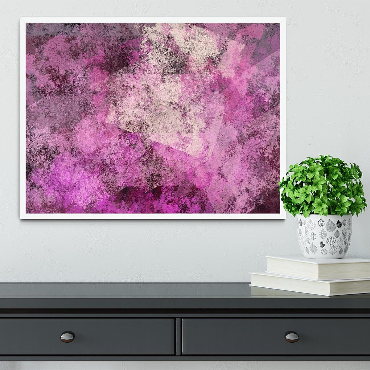 Purple Mist Framed Print - Canvas Art Rocks -6