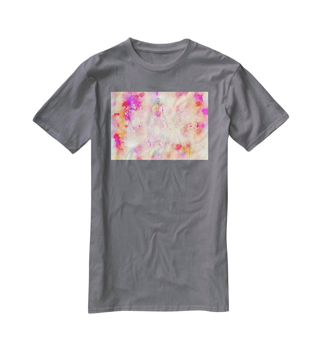 Purple Watercolour T-Shirt - Canvas Art Rocks - 3