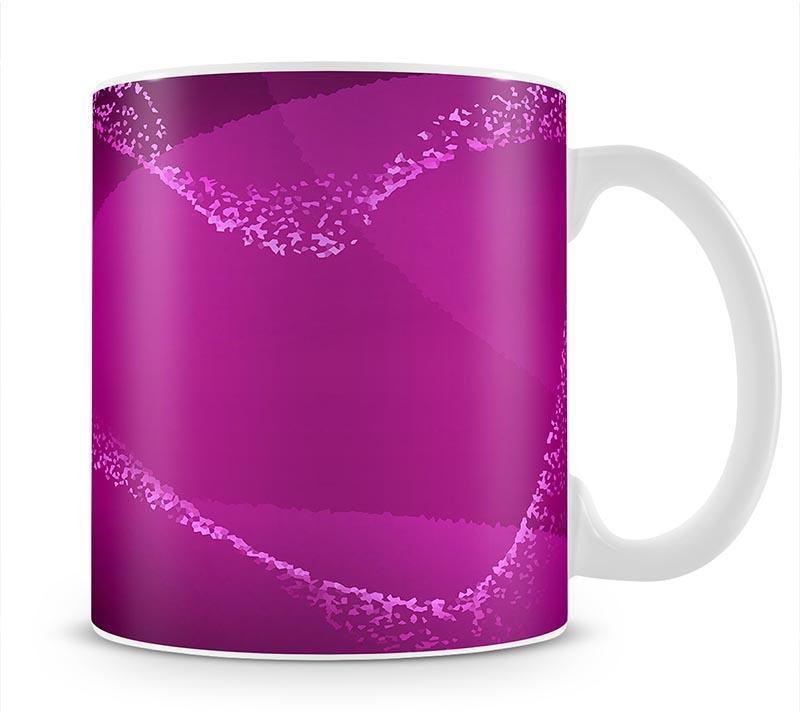 Purple Waves Mug - Canvas Art Rocks - 1