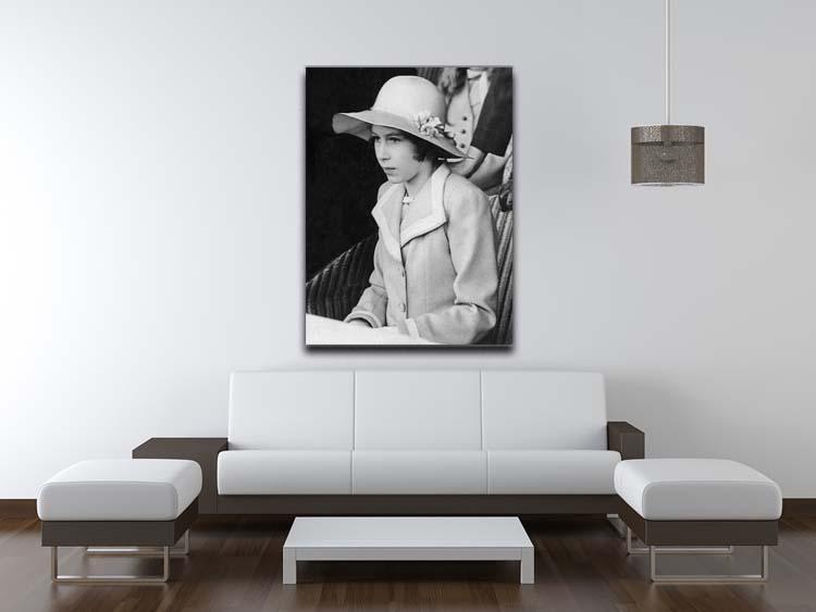 Queen Elizabeth II as a child seated in a hat Canvas Print or Poster - Canvas Art Rocks - 4