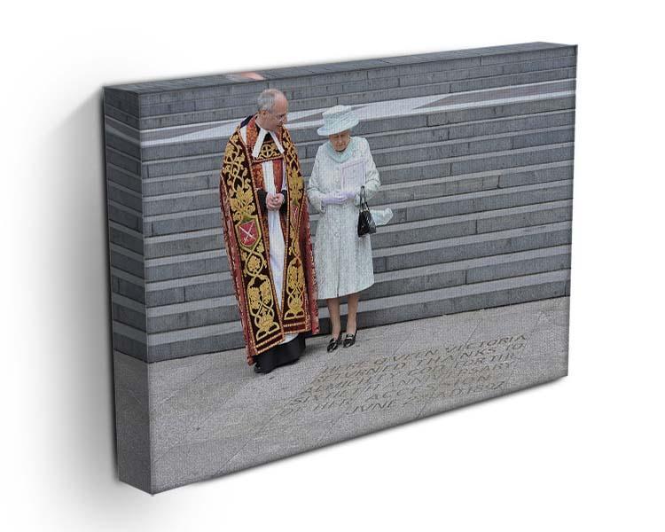 Queen Elizabeth II at her Diamond Jubilee service Canvas Print or Poster - Canvas Art Rocks - 3