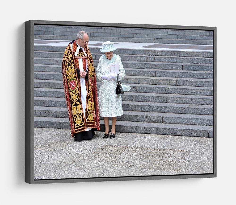 Queen Elizabeth II at her Diamond Jubilee service HD Metal Print