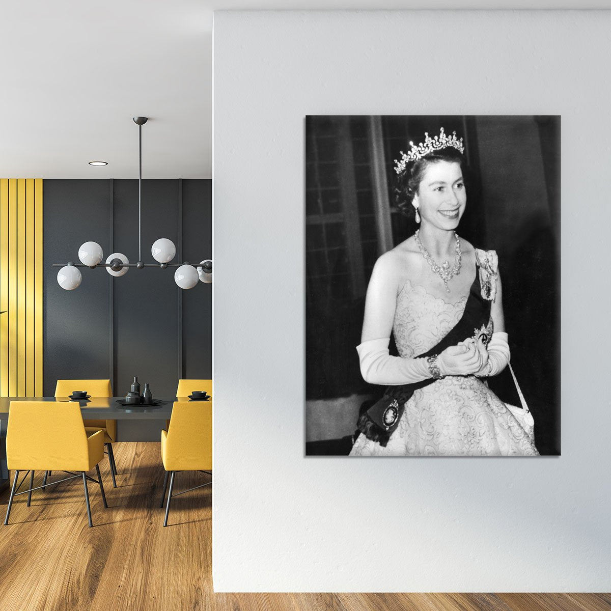 Queen Elizabeth II during her Coronation tour Canvas Print or Poster