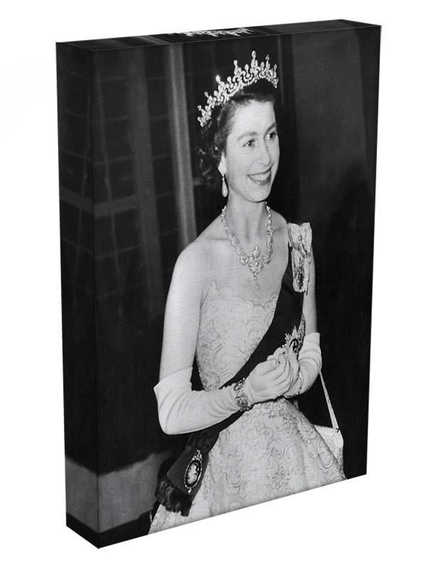 Queen Elizabeth II during her Coronation tour Canvas Print or Poster - Canvas Art Rocks - 3