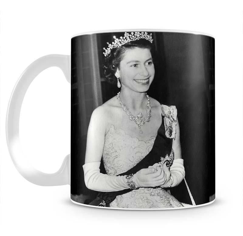 Queen Elizabeth II during her Coronation tour Mug - Canvas Art Rocks - 2