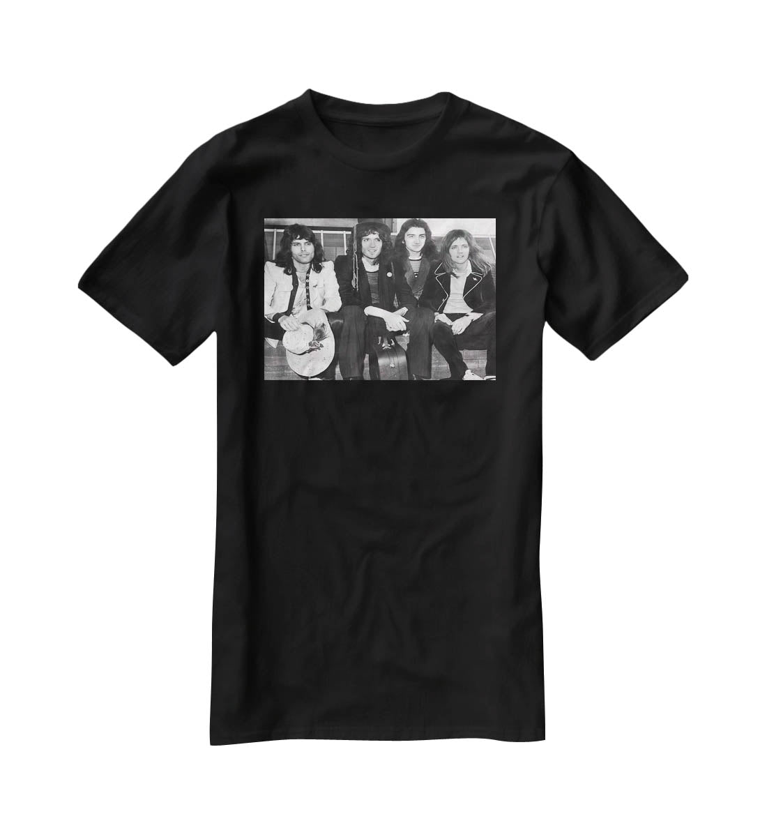 Queen in 1974 T-Shirt - Canvas Art Rocks - 1