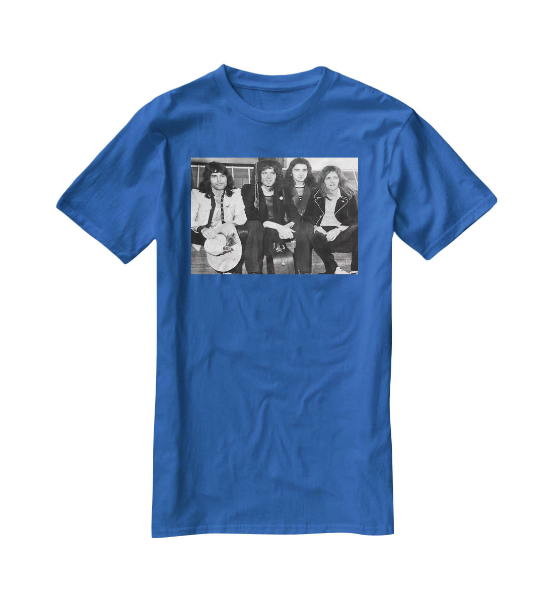 Queen in 1974 T-Shirt - Canvas Art Rocks - 2