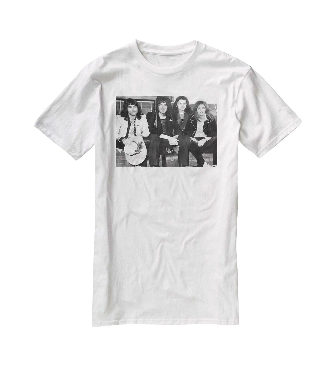 Queen in 1974 T-Shirt - Canvas Art Rocks - 5