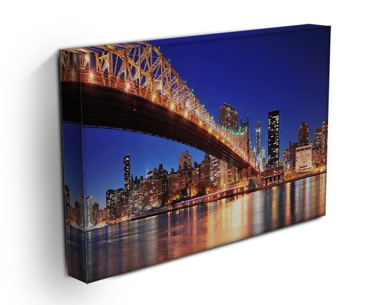 Queensboro Bridge over New York Canvas Print or Poster - Canvas Art Rocks - 3