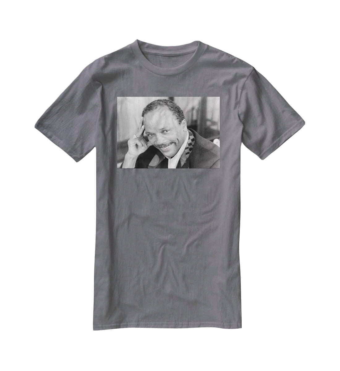 Quincy Jones T-Shirt - Canvas Art Rocks - 3