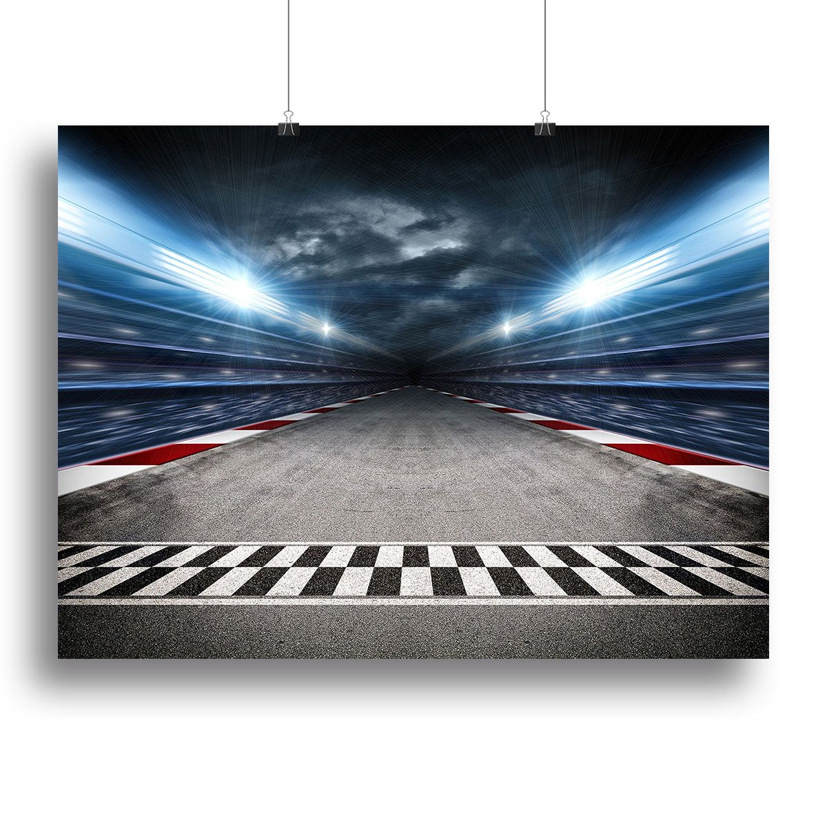 Race Track Canvas Print or Poster