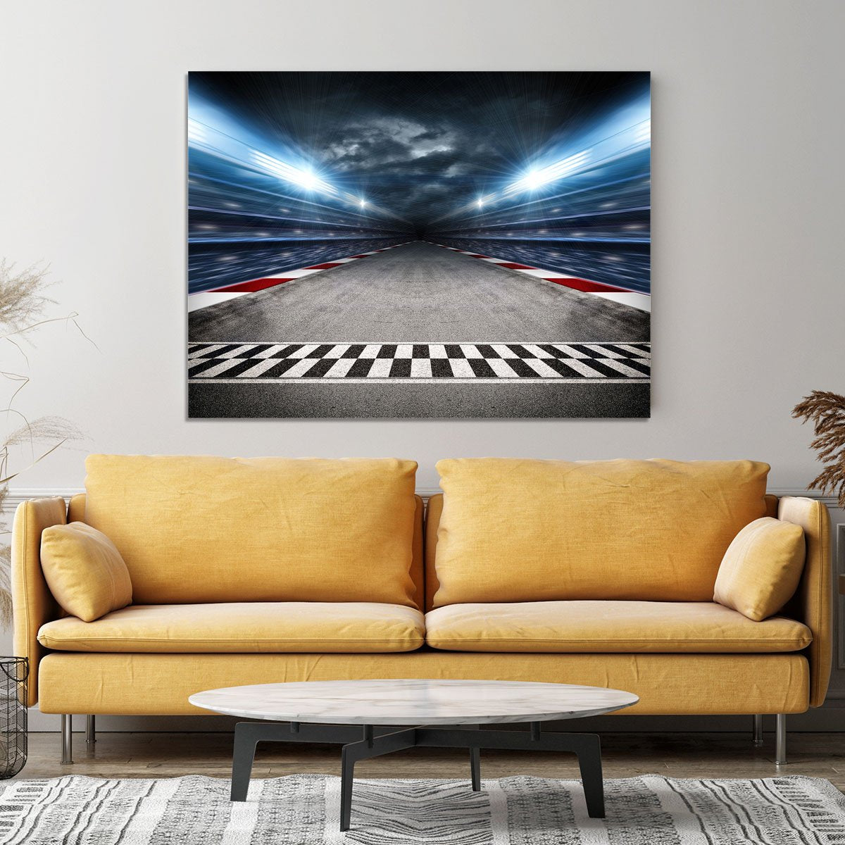 Race Track Canvas Print or Poster