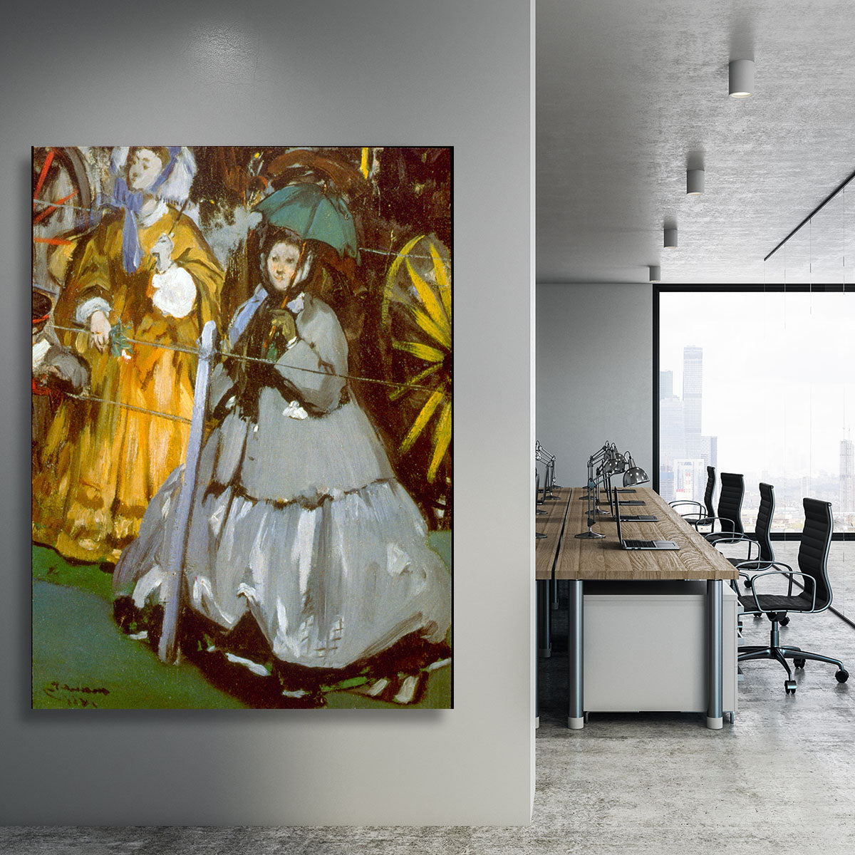 Racecourse by Manet Canvas Print or Poster - Canvas Art Rocks - 3