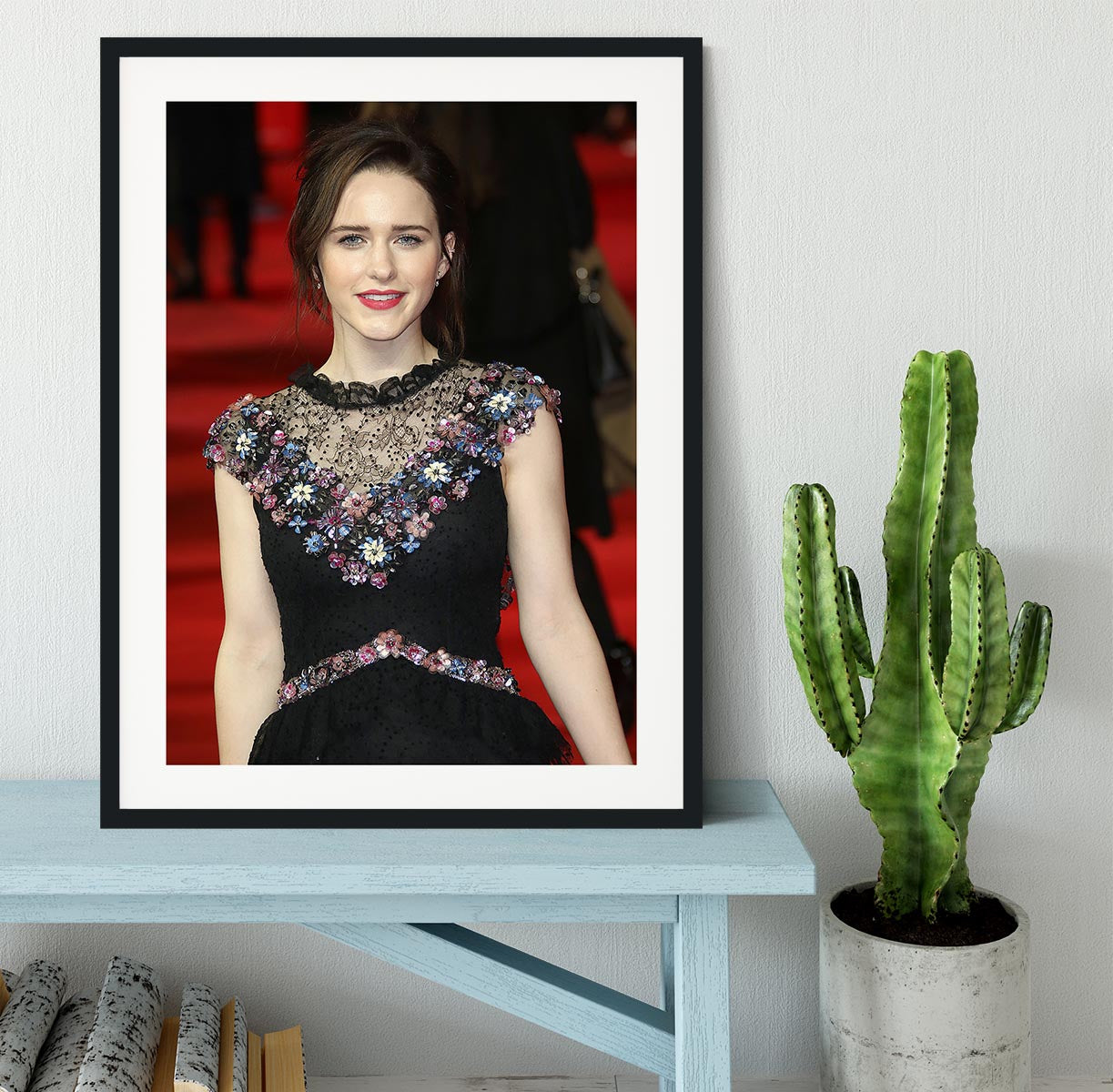 Rachel Brosnahan Framed Print - Canvas Art Rocks - 1