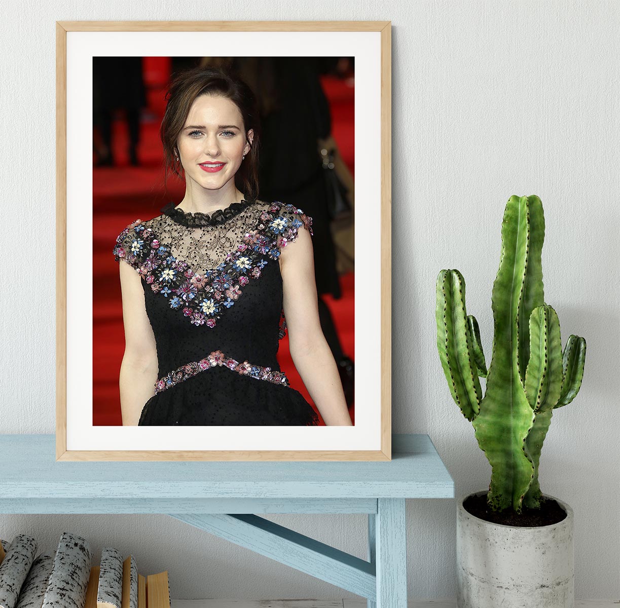 Rachel Brosnahan Framed Print - Canvas Art Rocks - 3