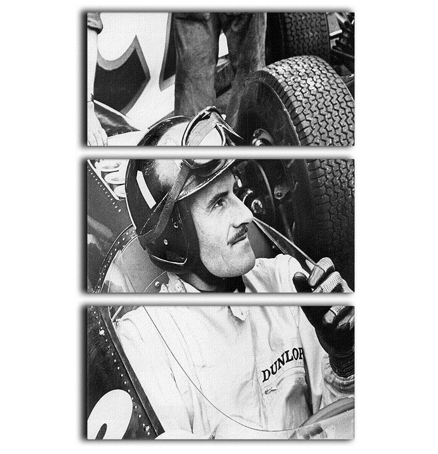 Racing driver Graham Hill 3 Split Panel Canvas Print - Canvas Art Rocks - 1