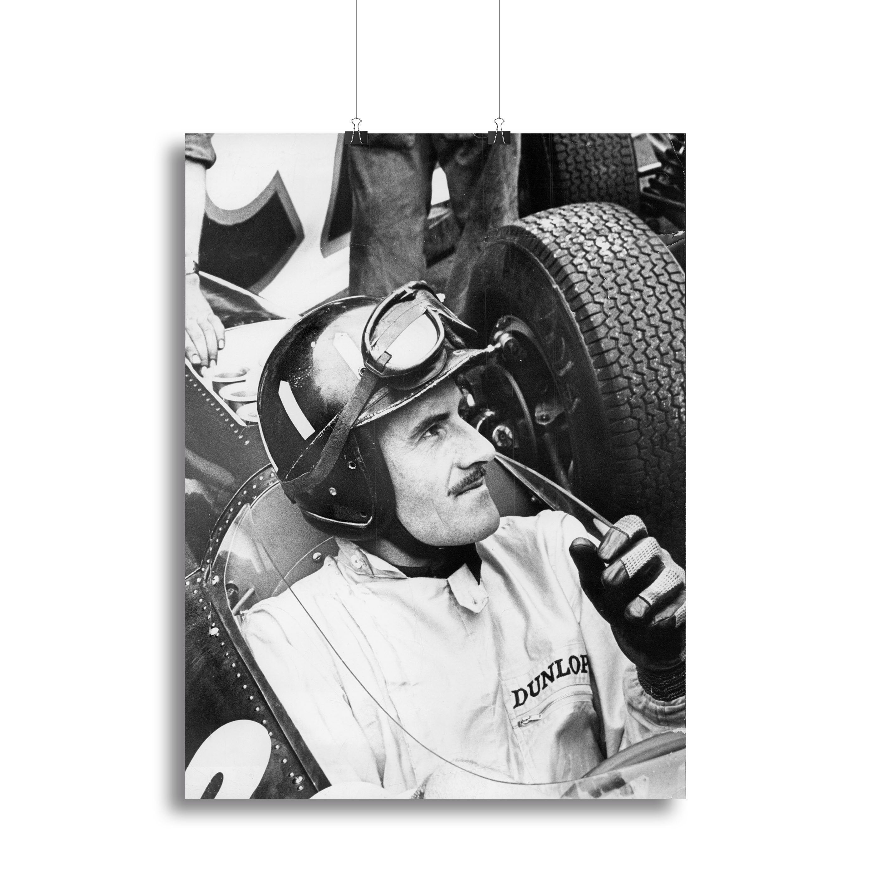 Racing driver Graham Hill Canvas Print or Poster