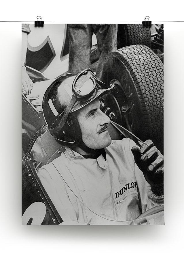 Racing driver Graham Hill Canvas Print or Poster - Canvas Art Rocks - 2