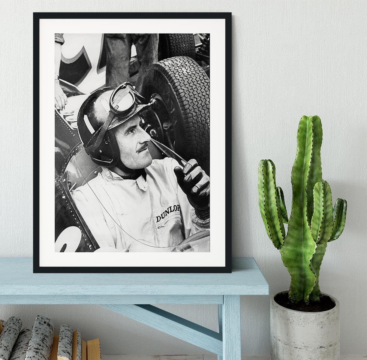 Racing driver Graham Hill Framed Print - Canvas Art Rocks - 1