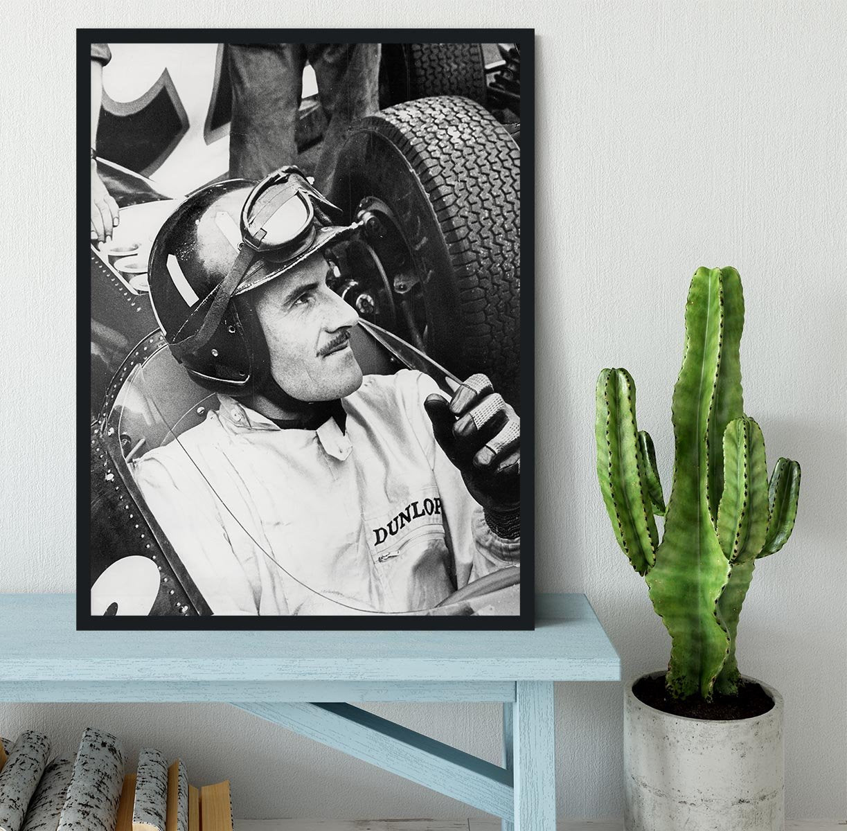 Racing driver Graham Hill Framed Print - Canvas Art Rocks - 2
