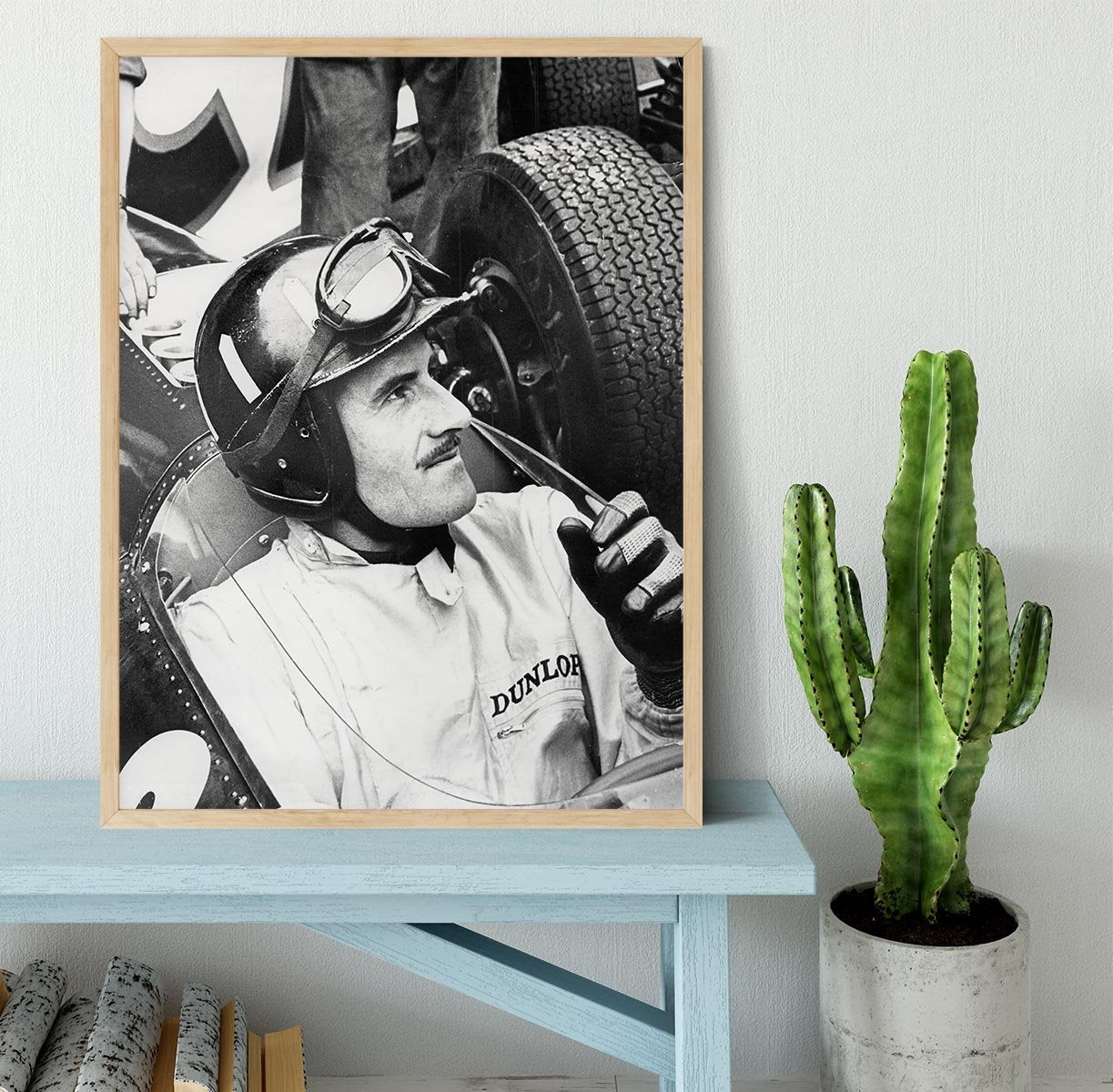 Racing driver Graham Hill Framed Print - Canvas Art Rocks - 4