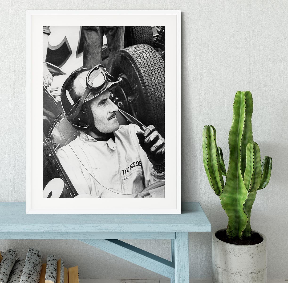 Racing driver Graham Hill Framed Print - Canvas Art Rocks - 5