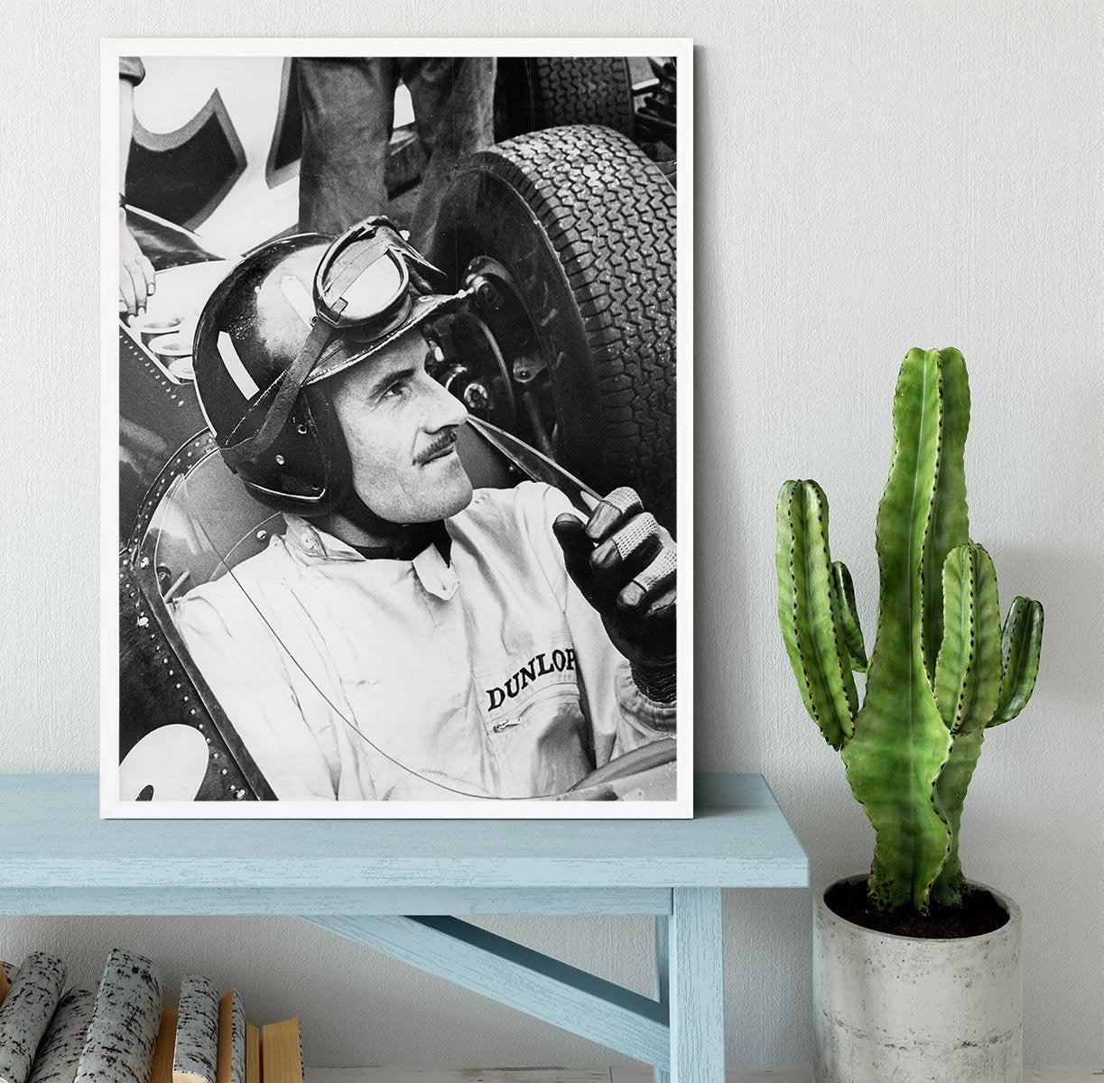Racing driver Graham Hill Framed Print - Canvas Art Rocks -6