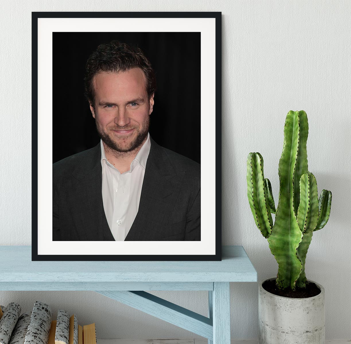 Rafe Spall Framed Print - Canvas Art Rocks - 1