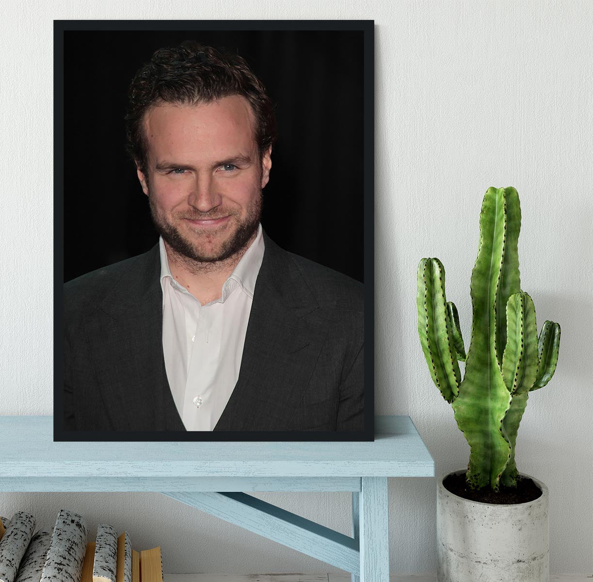 Rafe Spall Framed Print - Canvas Art Rocks - 2