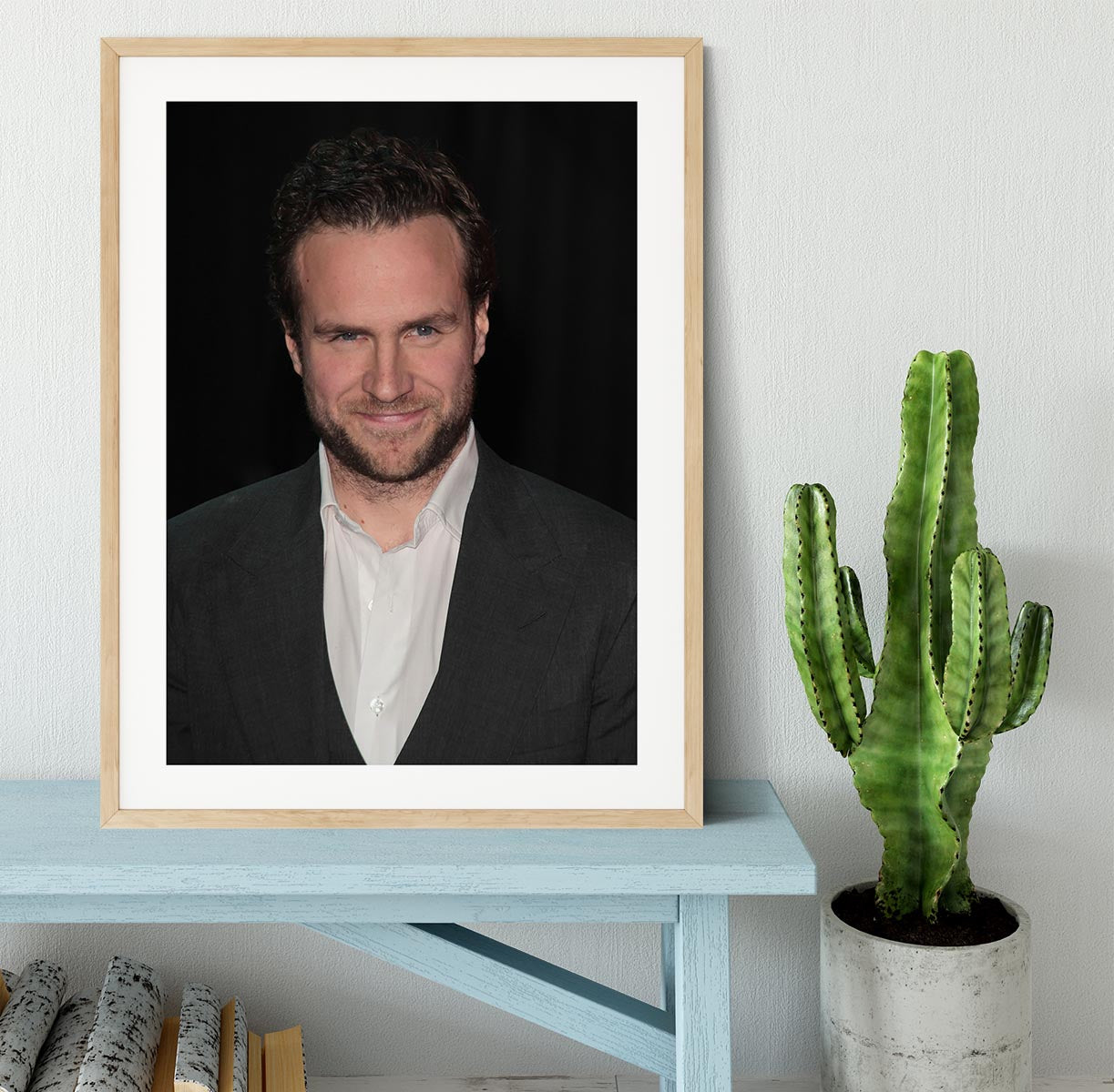 Rafe Spall Framed Print - Canvas Art Rocks - 3