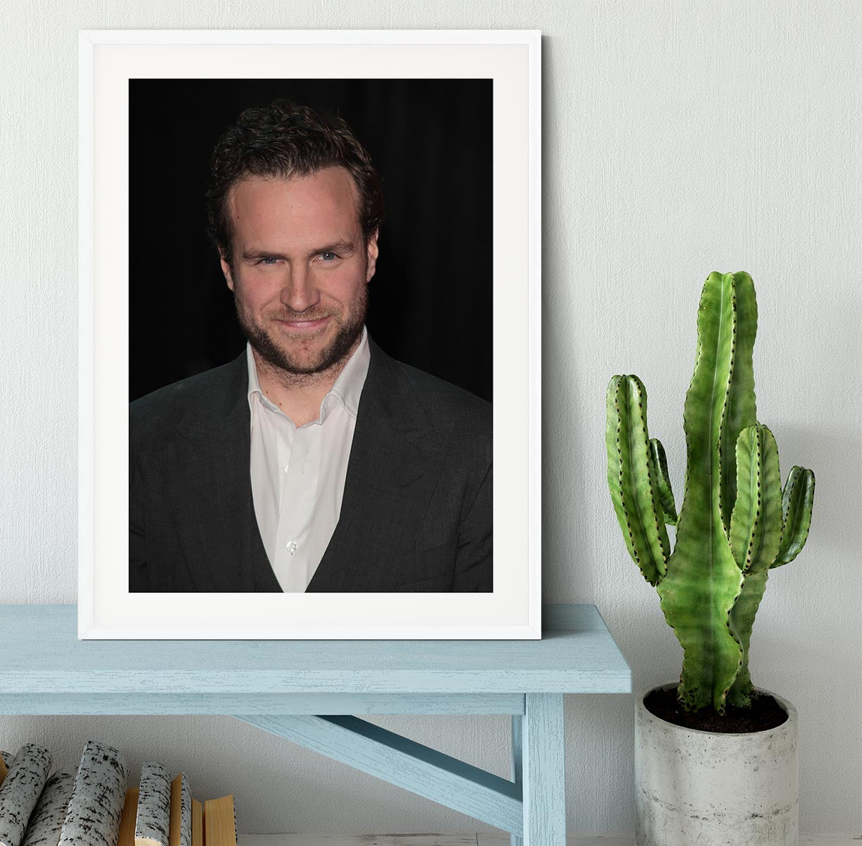 Rafe Spall Framed Print - Canvas Art Rocks - 5