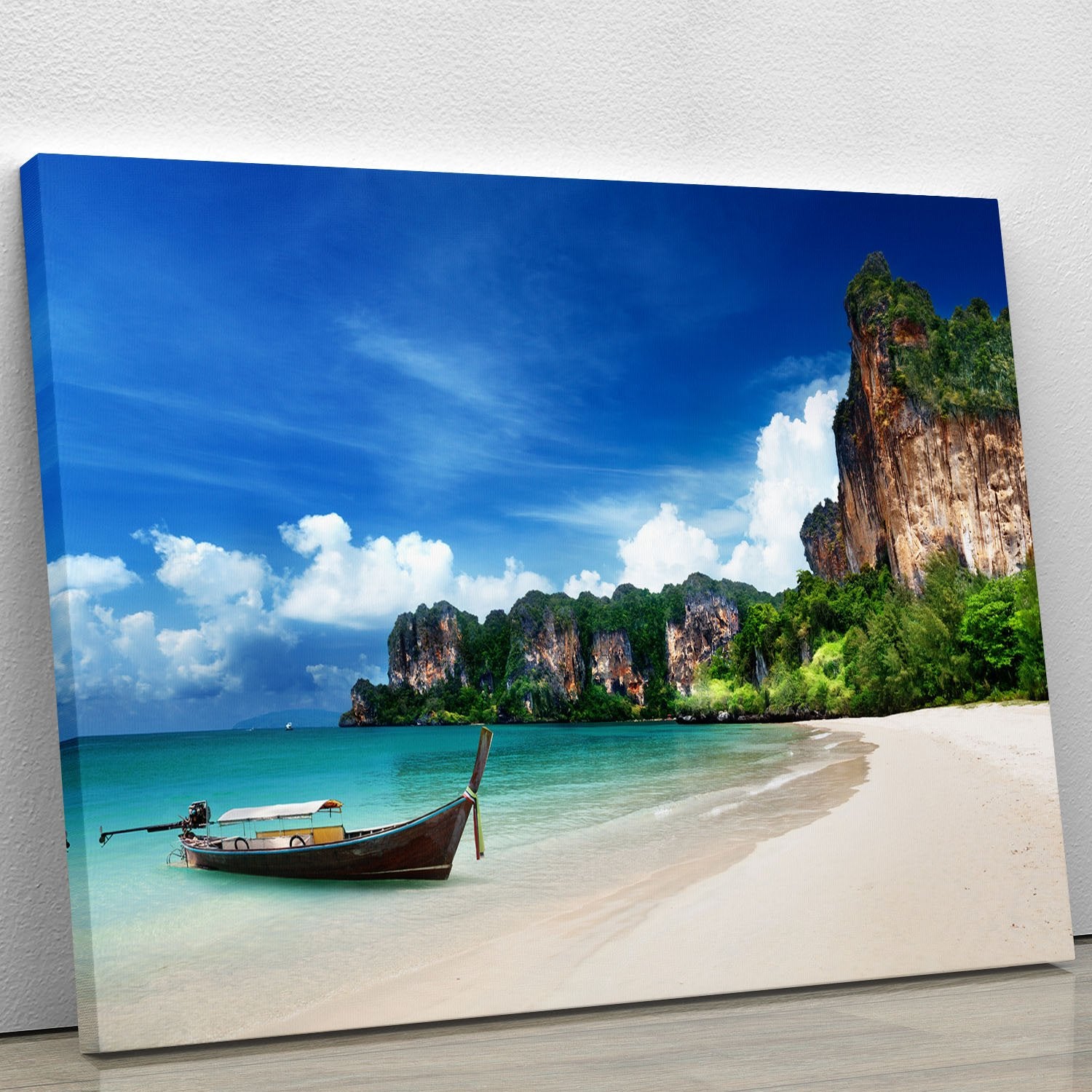 Railay beach in Krabi Thailand Canvas Print or Poster