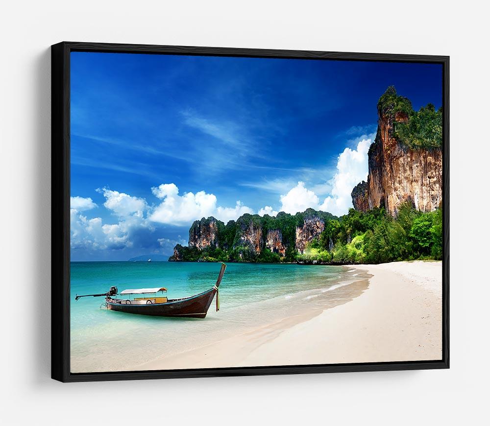 Railay beach in Krabi Thailand HD Metal Print - Canvas Art Rocks - 6
