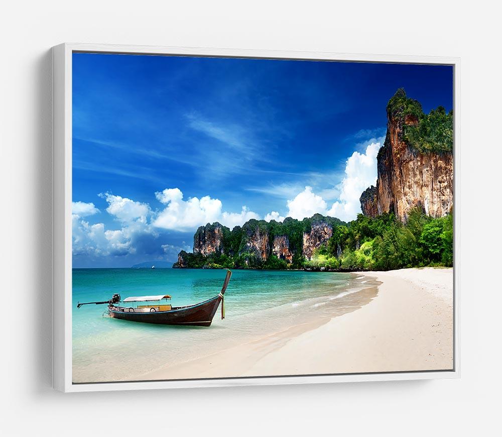 Railay beach in Krabi Thailand HD Metal Print - Canvas Art Rocks - 7