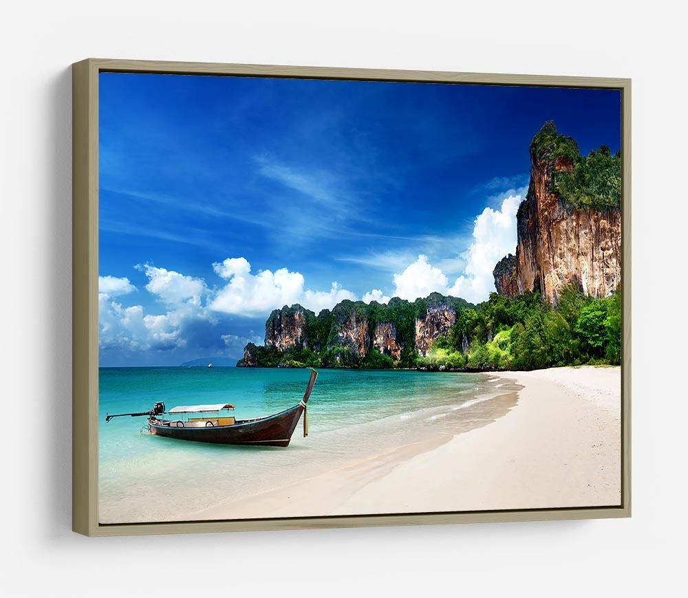 Railay beach in Krabi Thailand HD Metal Print - Canvas Art Rocks - 8