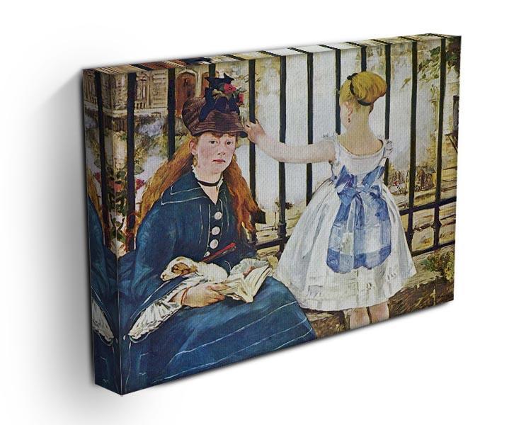 Railway by Manet Canvas Print or Poster - Canvas Art Rocks - 3