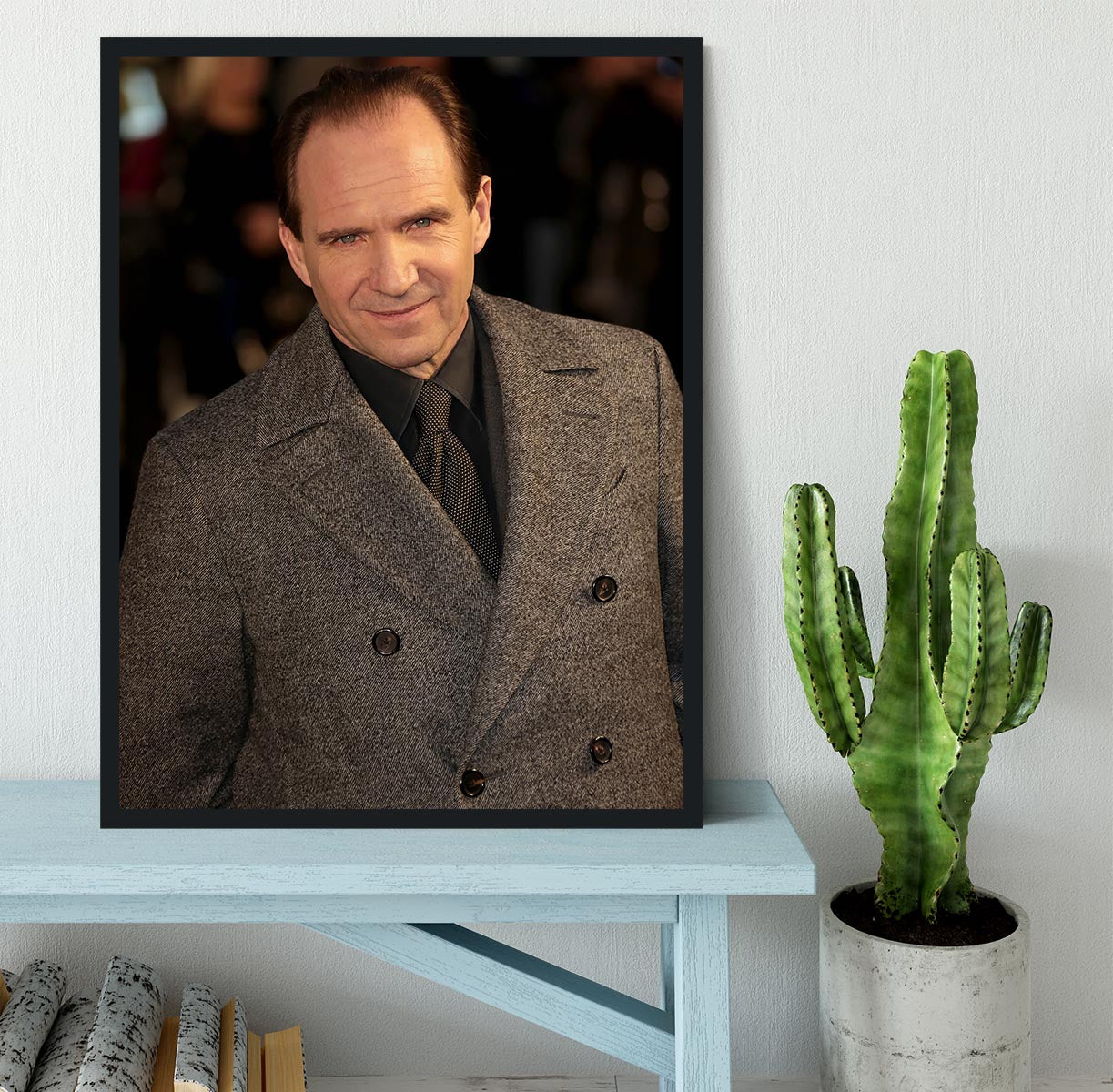 Ralph Fiennes Framed Print - Canvas Art Rocks - 2