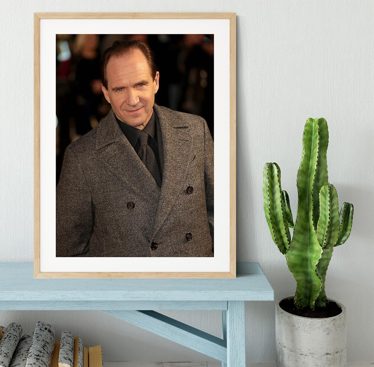 Ralph Fiennes Framed Print - Canvas Art Rocks - 3