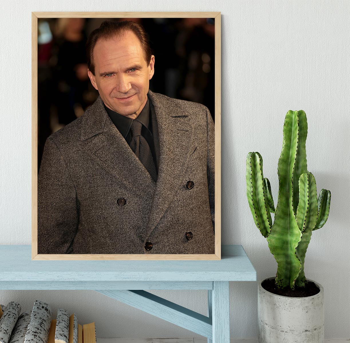 Ralph Fiennes Framed Print - Canvas Art Rocks - 4