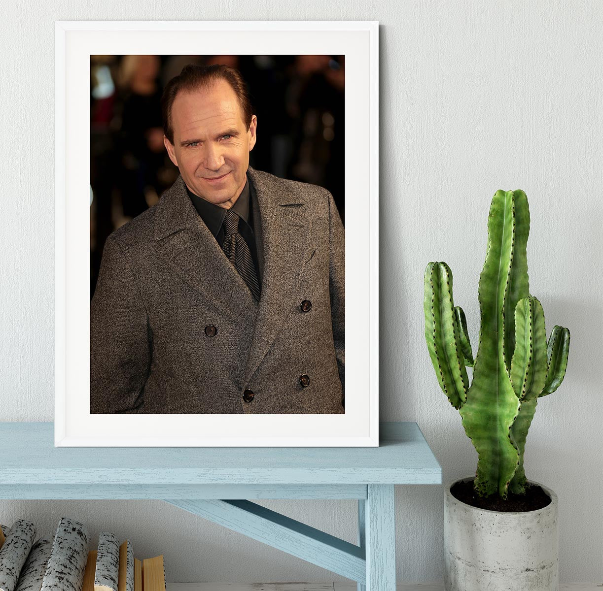 Ralph Fiennes Framed Print - Canvas Art Rocks - 5