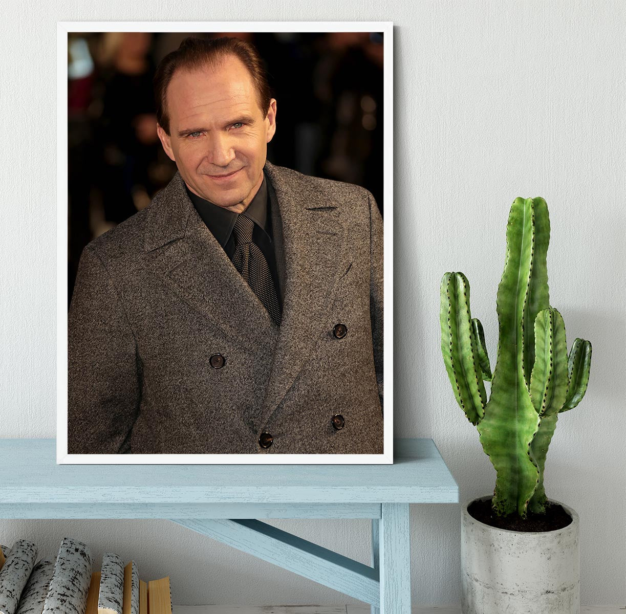 Ralph Fiennes Framed Print - Canvas Art Rocks -6