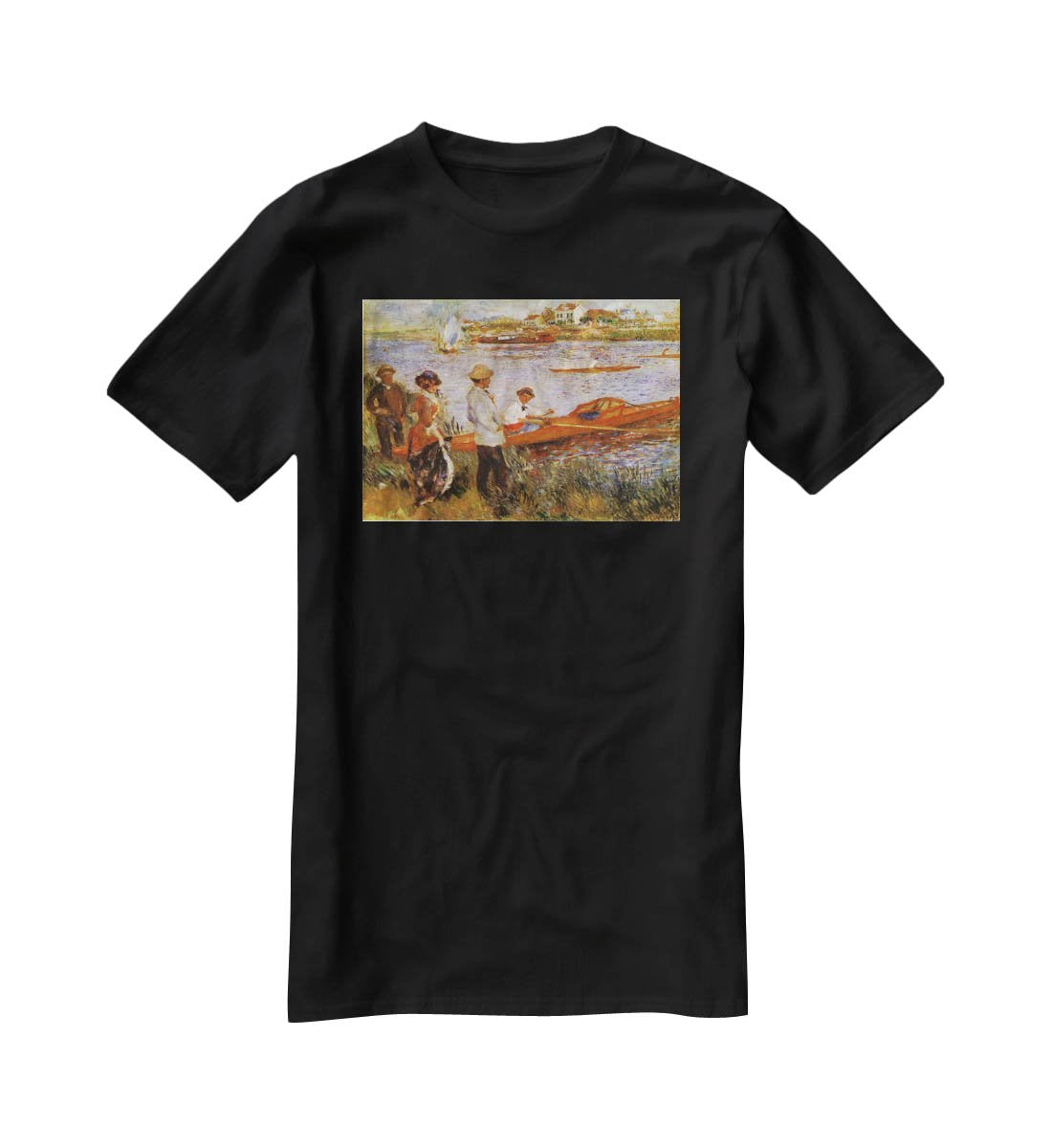 Rameurs A Chatou 1879 by Manet T-Shirt - Canvas Art Rocks - 1
