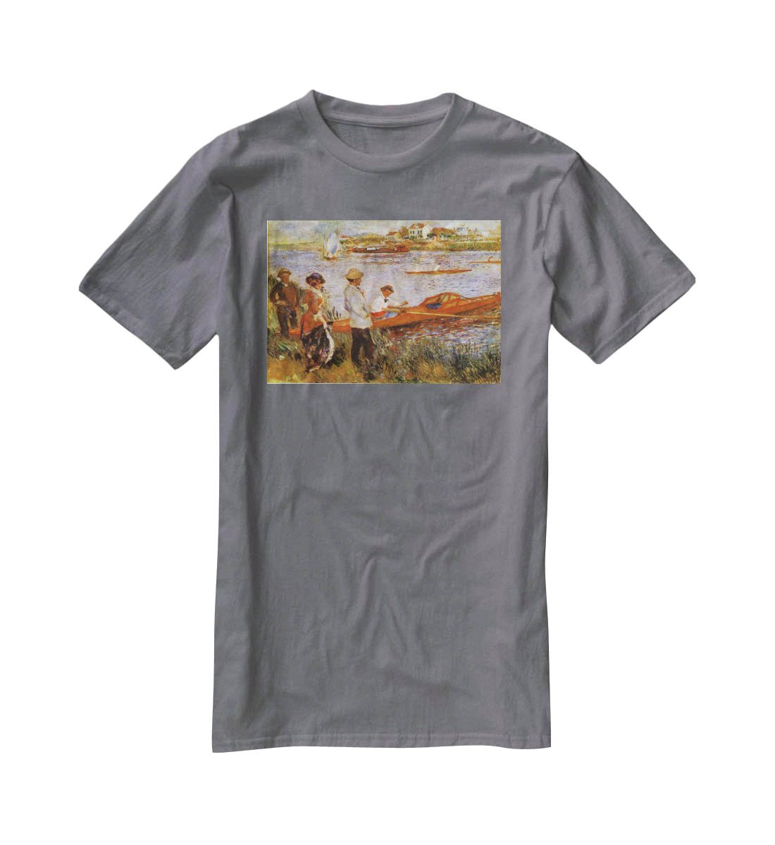 Rameurs A Chatou 1879 by Manet T-Shirt - Canvas Art Rocks - 3
